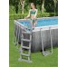 BESTWAY Power Steel Frame Pool 549 x 274 x 122 cm, Komplett-Set mit Filterpumpe 56998