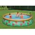 BESTWAY Fast Set Aufstellpool-Set 457 x 84 cm, mit Wassersprinkler und Filterpumpe 57416