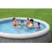 BESTWAY Fast Set Aufstellpool 366 x 76 cm, ohne Pumpe, Rattan-Optik 57443