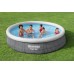 BESTWAY Fast Set Pool 366 x 76 cm, mit Filterpumpe, Rattan-Optik 57445