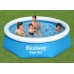 BESTWAY Fast Set Aufstellpool-Set 244 x 61 cm, mit Filterpumpe, blau 57450