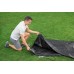 BESTWAY PVC-Abdeckplane 555 cm, für runde 549 cm Aufstellpools, schwarz 58039