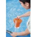 BESTWAY Flowclear Dosierschwimmer mit Thermometer 18,5 cm, orange 58209