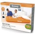 BESTWAY DrowsyDreamer Luftbett mit Handpumpe, 158 x 89 x 18 cm, orange 67918