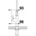 BLANCO SOLENTA-S Senso HD Hebel links Chrom 523126