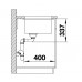 BLANCO SUBLINE 800-U Silgranit Grau Rock 523142