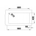 BLANCO SUBLINE 800-U Silgranit Grau Rock 523142