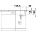 BLANCO AXIA III 45 S-F Silgranit inkl. Glasschneidbrett anthrazit InFino Ablauf 523199