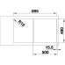 BLANCO AXIA III 5 S Silgranit inkl. Holzschneidbrett jasmin InFino Ablauf 523210