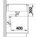 BLANCO AXIA III 5 S Silgranit inkl. Holzschneidbrett jasmin InFino Ablauf 523210