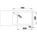 BLANCO ZIA XL 6 S Compact silgranit PuraDur 2 tartufo 523270