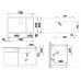BLANCO SUBLINE 700 U Level Silgranit PuraDur 2 felsgrau InFino Ablauf 523453