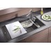 BLANCO AXIA III 6 S Silgranit PuraDur alumetallic Glasschneidbrett InFino Ablauf 523474