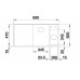 BLANCO AXIA III 6 S-F Silgranit alumetallic Holzschneidbrett InFino Ablauf 523485