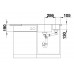 BLANCO AXIA III 6 S-F Silgranit alumetallic Holzschneidbrett InFino Ablauf 523485