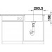Ausverkauf BLANCO Granitspüle 500-F InFino cafe ohne Zugknopf 523537