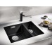 BLANCO SUBLINE 340/160-U Unterbauspüle SILGRANIT PuraDur, InFino, felsgrau 523549