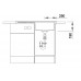 BLANCO ZENAR 45 S Silgranit Becken links Muskat InFino Ablauf 523857