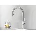 BLANCO Carena-S Vario Küchenarmatur SILGRANIT®-look, weiß/chrom 521368