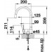 BLANCO Coressa-F Küchenarmatur, Hebel links, chrom 521544