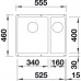 B-Ware BLANCO Subline 340/160-U Unterbauspüle SILGRANIT PuraDur, InFino, anthracit 523558