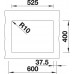 B-Ware BLANCO Subline 340/160-U Unterbauspüle SILGRANIT PuraDur, InFino, anthracit 523558
