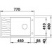 BLANCO ELON XL 6 S-F SILGRANIT Granitspüle, alumetallic 519512