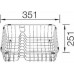 BLANCO Geschirrkorb für Nava 8, 8S, 9 9S Pleon 9 231693