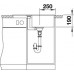 BLANCO METRA 45 S Compact Silgranit Spüle tartufo o. Fernbedienung 519569