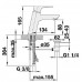 BLANCO Newa Waschtischarmatur mit Ablaufgarnitur, chrom 520400