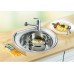 Blanco Rondoval Einbauspüle Edelstahl Bürstfinish 513313