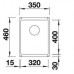 BLANCO Subline 320 - U Silgranit felsgrau o. Fernbedienung 518953
