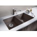 BLANCO Subline 350/350-U Granitspüle mit Ablauffernbed., alumetallic 516286