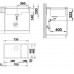 BLANCO Subline 700 - U Level Unterbaubecken SILGRANIT PuraDur II felsgrau, 518971