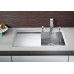 BLANCO Zerox 4 S-IF Edelstahlspüle Seidenglanz mit Zugknopf 521622