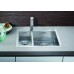BLANCO Einbauspüle ZEROX 340/180-IF/A Edelstahl Steelart | InFino Ablauf 521642