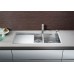 BLANCO Zerox 6 S-IF Edelstahlspüle Seidenglanz mit Zugknopf 521643
