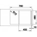 BLANCO Einbauspüle AXIA III 45 S Silgranit PuraDur ll mit Holzschneidbrett, InFino 525841