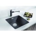 BLANCO Einbauspüle SUBLINE 400-F Silgranit flächenbündig einbaubar,InFino schwarz 525988