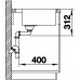 BLANCO Einbauspüle SUBLINE 500-IF/A SteelFrame Silgranit, InFino schwarz 526000