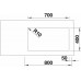 BLANCO Unterbaubecken SUBLINE 700-U Level Silgranit, InFino schwarz 526003