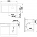 BLANCO Silgranitspüle ZENAR 5 S-F schwarz 526047