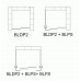 RAVAK BLIX Duschabtrennung feste Duschwand BLPS-90 weiß / Transparent