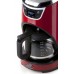 Boretti Eleganter Kaffeeautomat mit Aromakontrolle 1000 W, rot B411