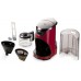 Boretti Eleganter Kaffeeautomat mit Aromakontrolle 1000 W, rot B411