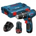 BOSCH GSB 12V-15 Professional Akku-Schlagbohrschrauber 2 x Akku, 06019B6906