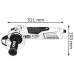 BOSCH GWS 19-125 CIE Winkelschleifer + 3x Schleifscheibe 060179P001