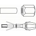 BOSCH Accessories Spannzange, 1/2" , 24mm 2608570108