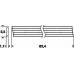 BOSCH Hobelmesser gerade, HM, 40° (2 St.) 2607000096