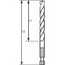 BOSCH Holzspiralbohrer, 1/4"-Sechskantschaft, 8x75x117 mm